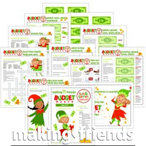 Juniors earn the Budget Maker badge with Holiday activities. #makingfriends #gsmakingfriends #girlscouts #scouts #girlscoutleader #juniorbadges #girlscoutjunior via @gsleader411