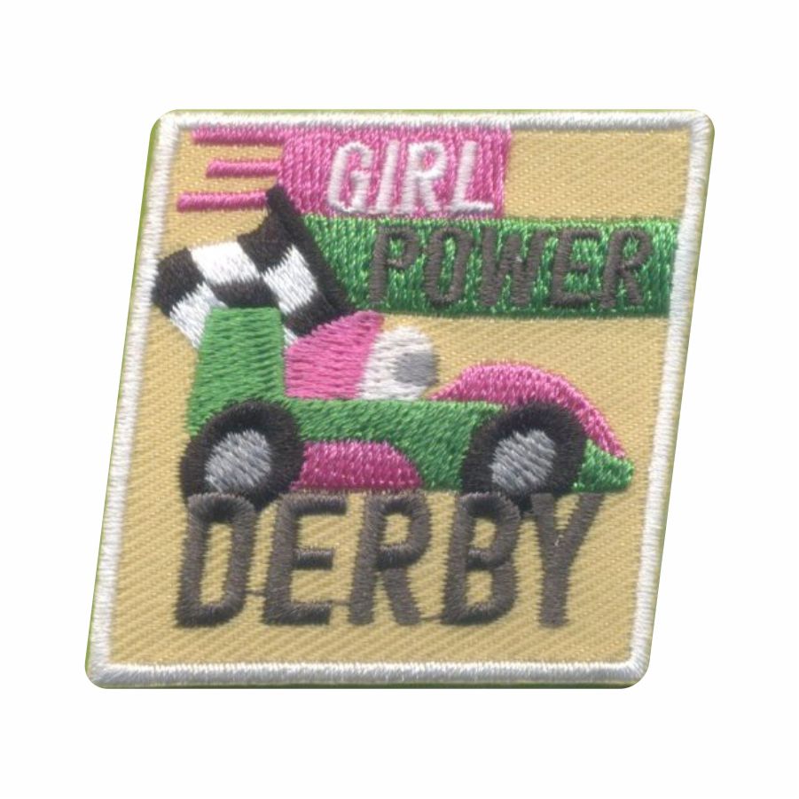 Girl Scout Girl Power Derby Fun Patch