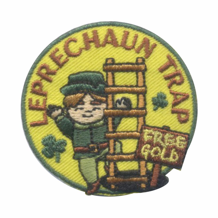 Girl Scout Leprechaun Trap Patch