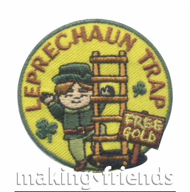 Girl Scout Leprechaun Trap Patch