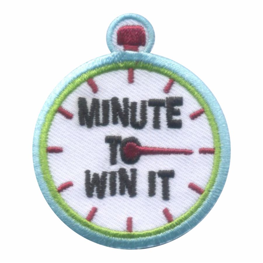 Girl Scout Minute To Win It Fun Patch