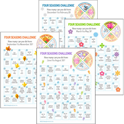 Girl Scout Four Seasons Challenge Downloads
