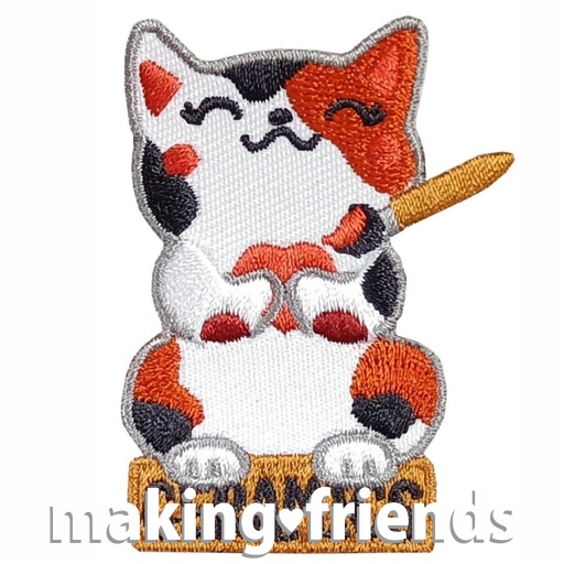 Your girls will love this little cutie after painting their own ceramic choice! March is National Craft Month #makingfriends #gsmakingfriends #funpatch #scoutpatches #girlscouts #scouts #girlscoutleader #nationalcraftmonth via @gsleader411