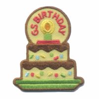 Girl Scout GS Birthday Patch Patch