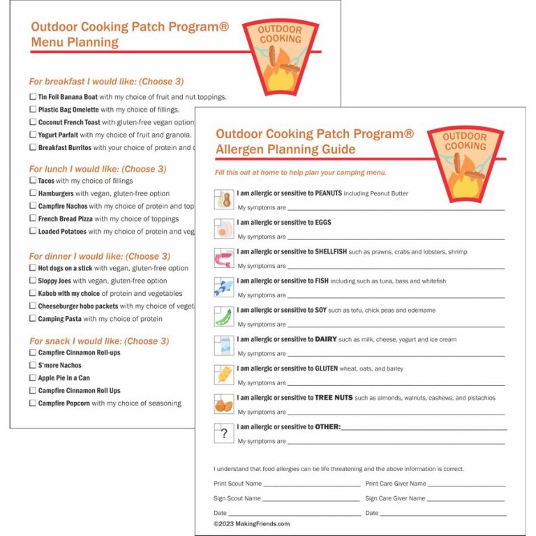 Outdoor Cooking Patch Program® - MakingFriends