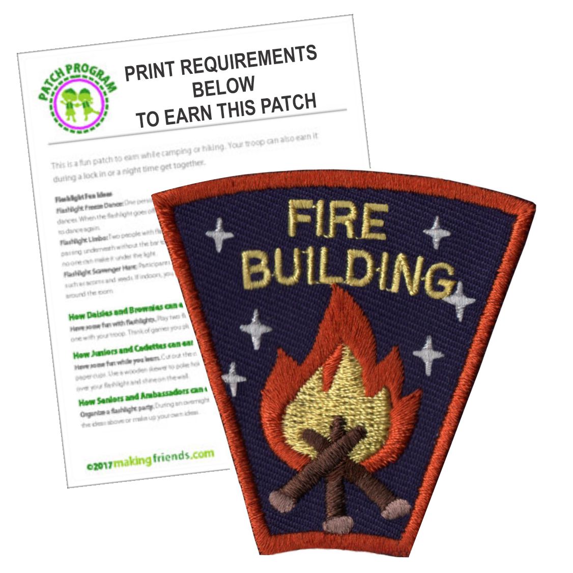 Scout Fire Building Patch Program