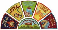 Girl Scout Camping Skills Patch Program Group