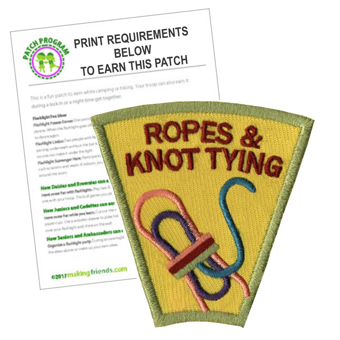 Scout Ropes&Knot Tying Patch Program