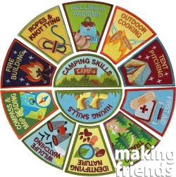 Outdoor Skills Patch Program Group