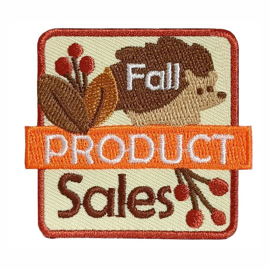 Girl Scout Fall Product Sales Fun Patch