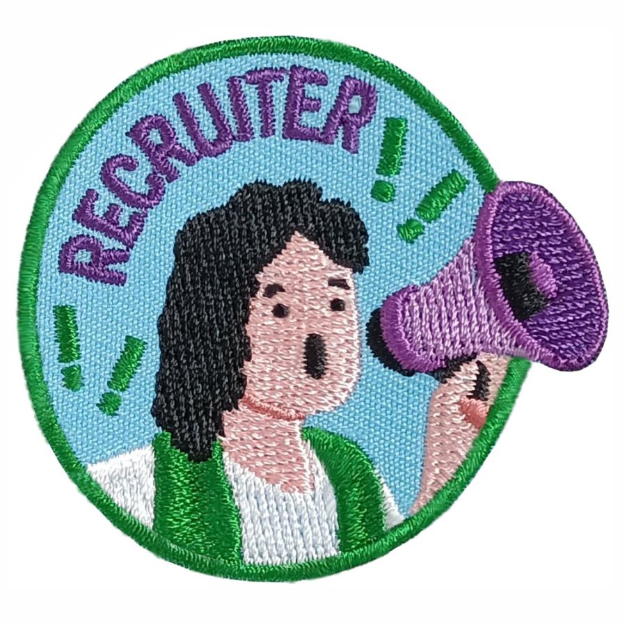 Girl Scout Recruiter Fun Patch