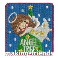 Girl Scout Angle Tree Fun Patch