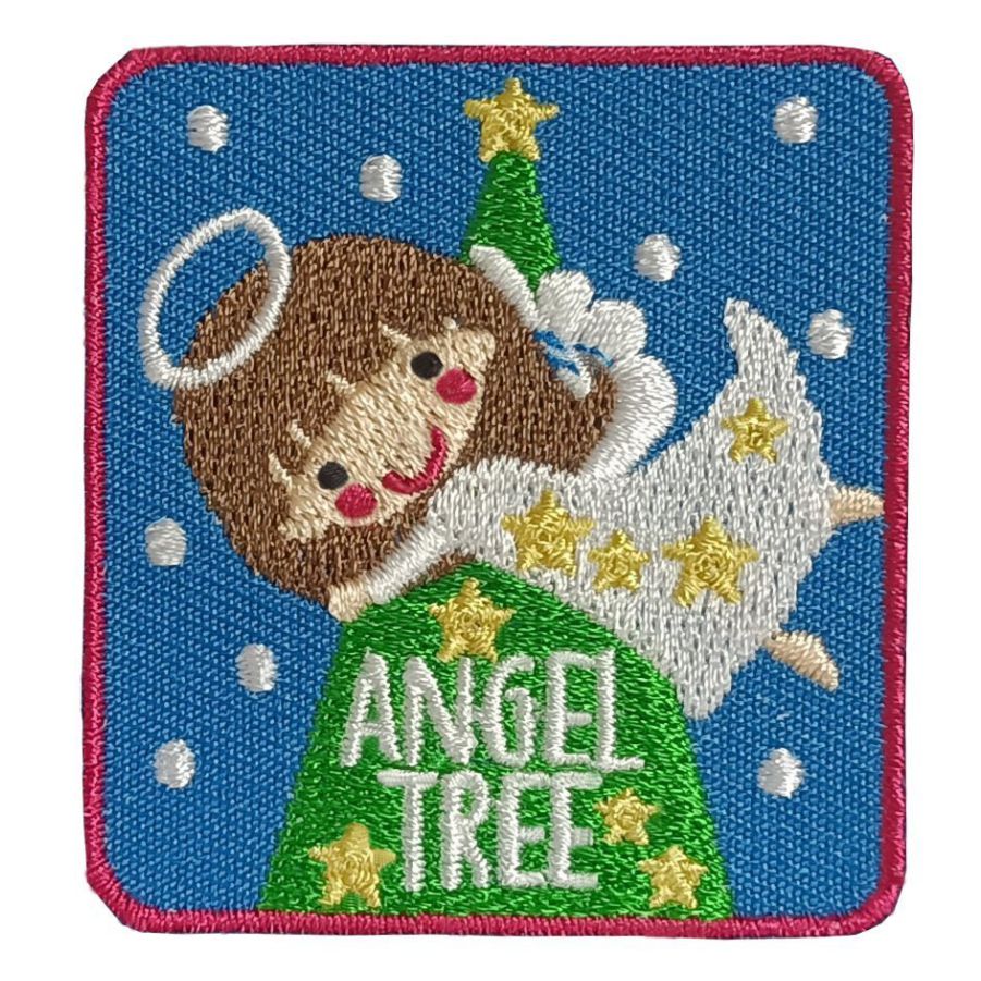 Girl Scout Angle Tree Fun Patch