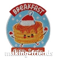 Girl Scout Breakfast with Santa Fun Patch