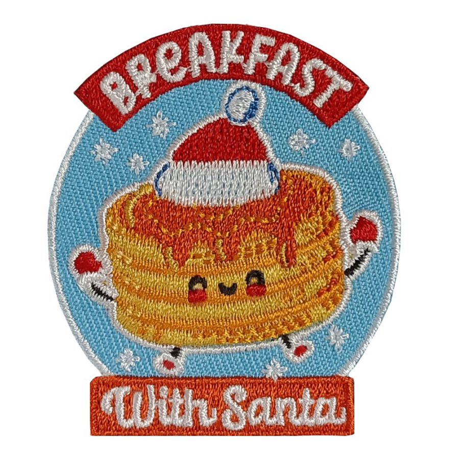 Girl Scout Breakfast with Santa Fun Patch