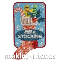 Girl Scout Fill a Stocking Fun Patch