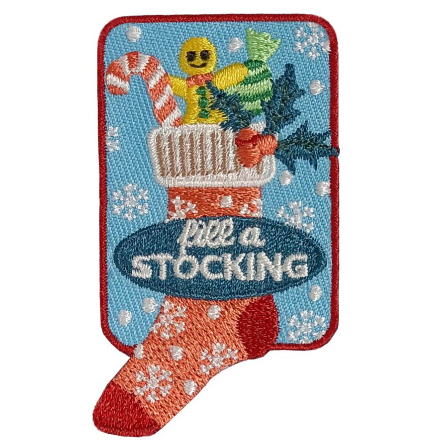 Girl Scout Fill a Stocking Fun Patch