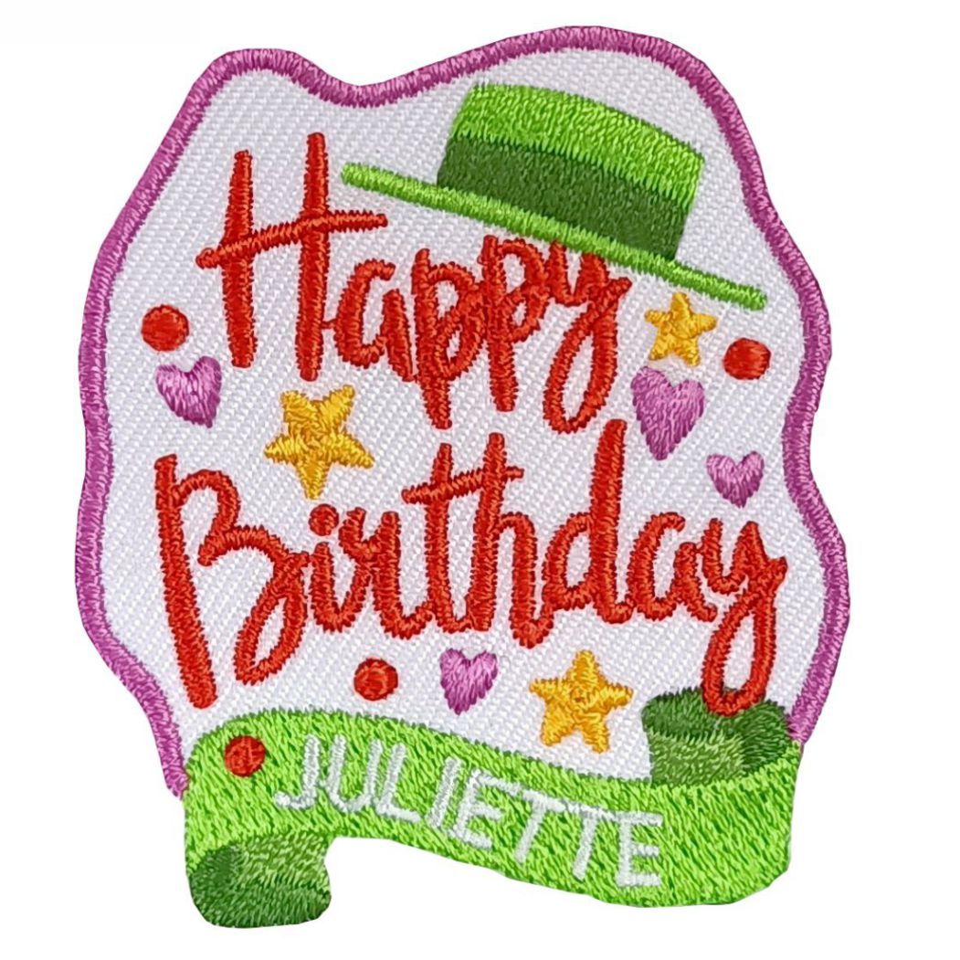 Girl Scout Happy Birthday Juliette Low Fun Patch