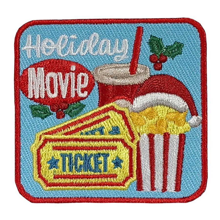 Girl Scout Holiday Movie Fun Patch