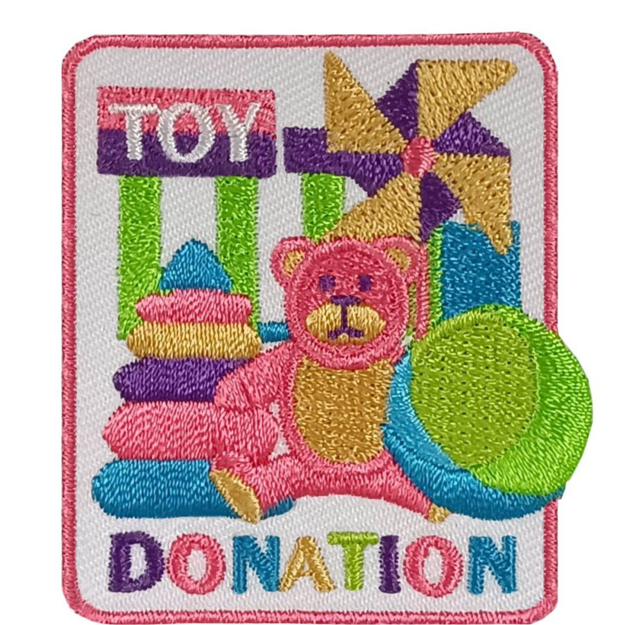 Girl Scout Toy Donation Fun Patch
