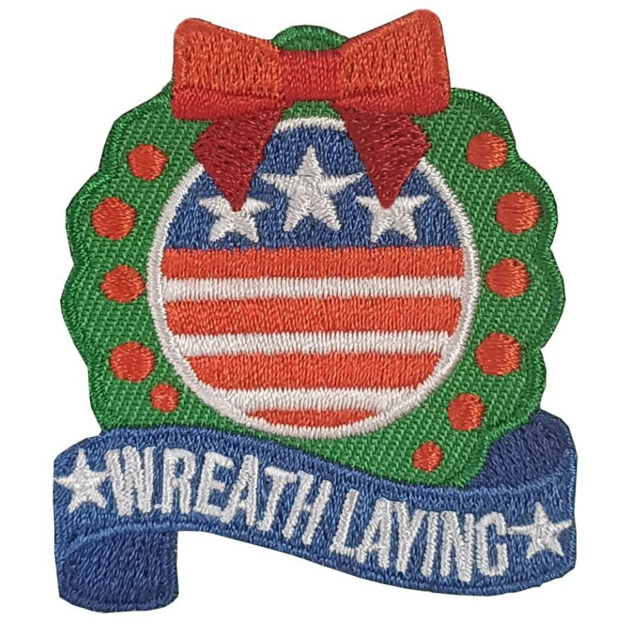 Scout Wreath Laying Fun Patch