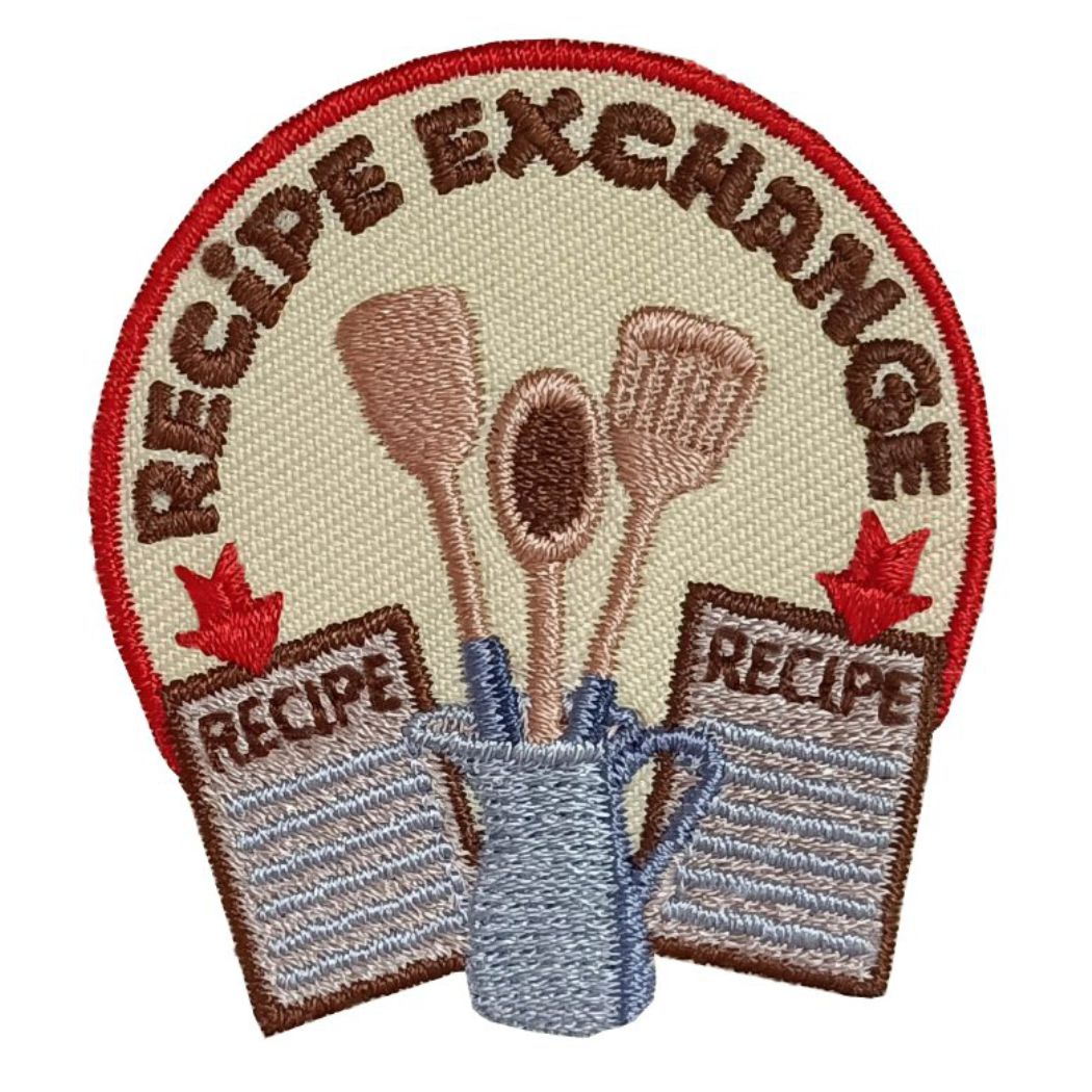 Girl Scout recipe exchange patch