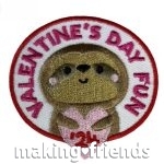 Girl Scout Valentines Day Fun Patch