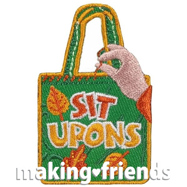 Girl Scout Sit Upon Fun Patch