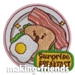 Girl Scout Surprise Breakfast Fun Patch