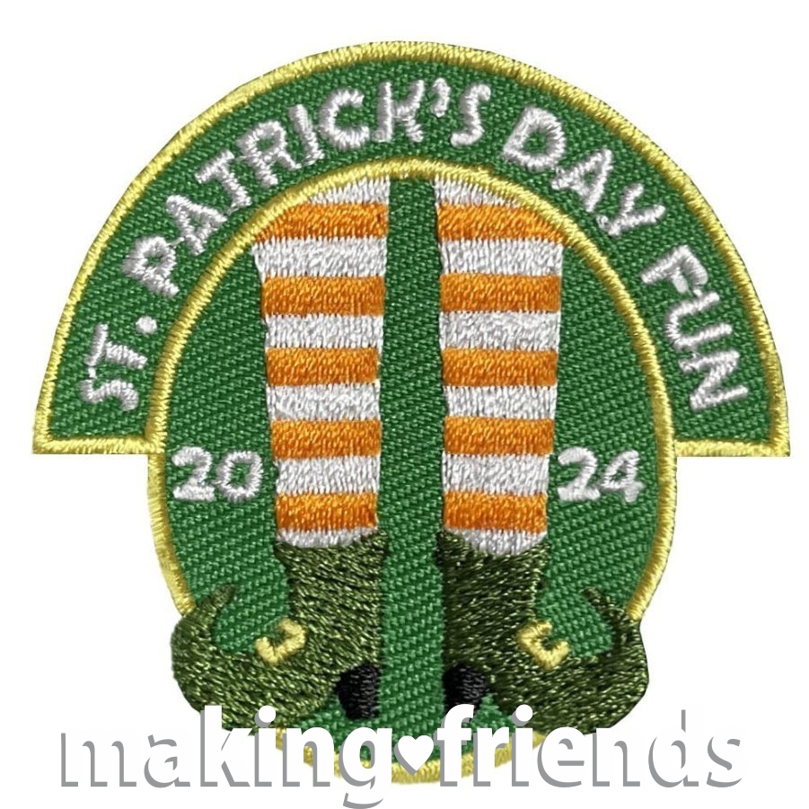Girl Scout St. Patrick's Day Patch