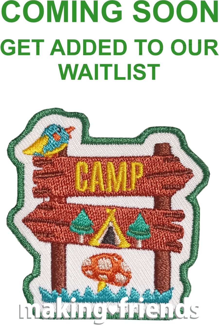 Girl Scout Camp Fun Patch