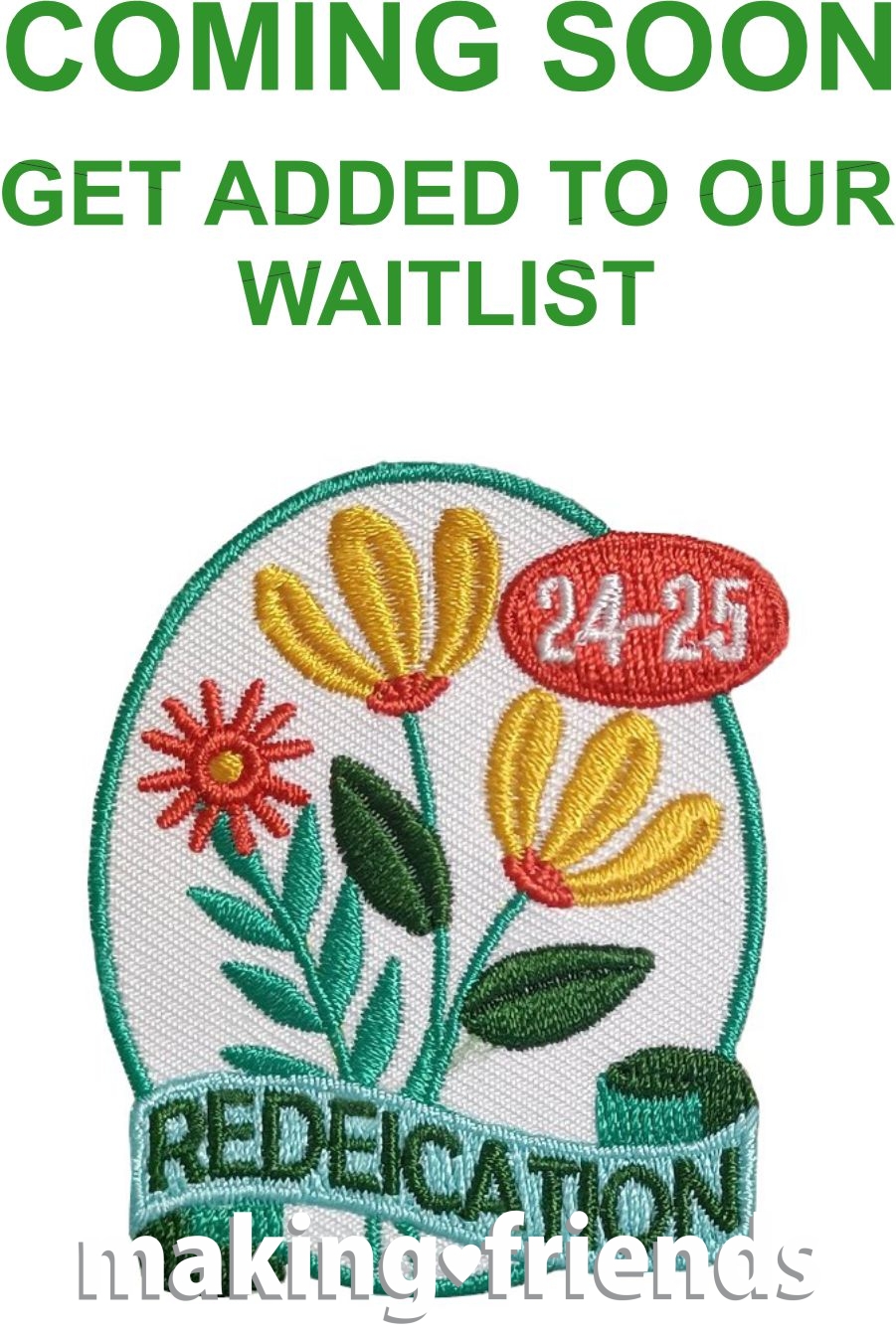 Girl Scout Rededication Fun Patch