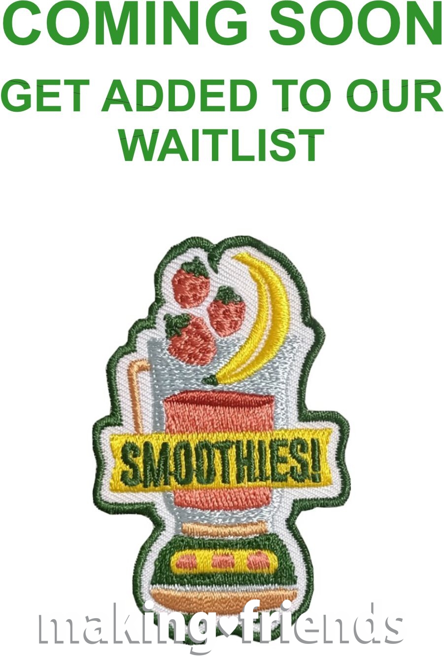 Girl Scout Smoothies Fun Patch