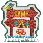 Girl Scout Camp Fun Patch