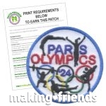 Girl Scout Paris Olympics Fun Patch Program®