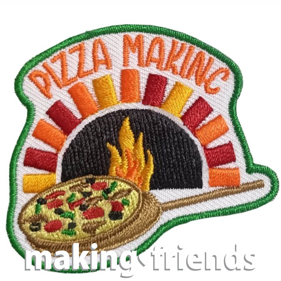 Girl Scout Pizza Making Fun Patch
