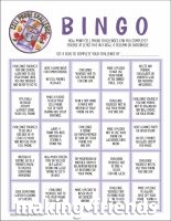 Girl Scout Cell Phone Challenge Bingo