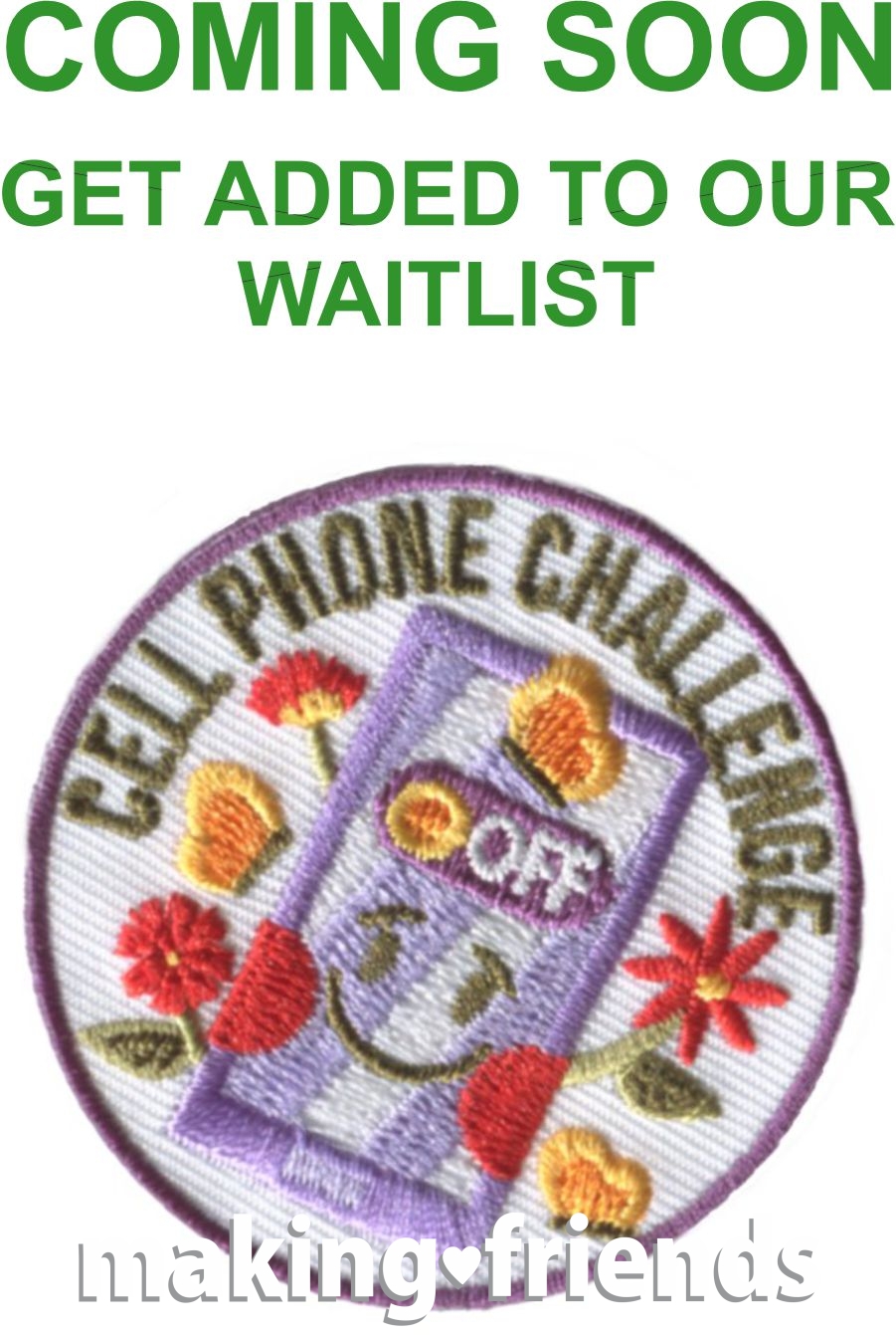 Girl Scout Cell Phone Challenge Patch
