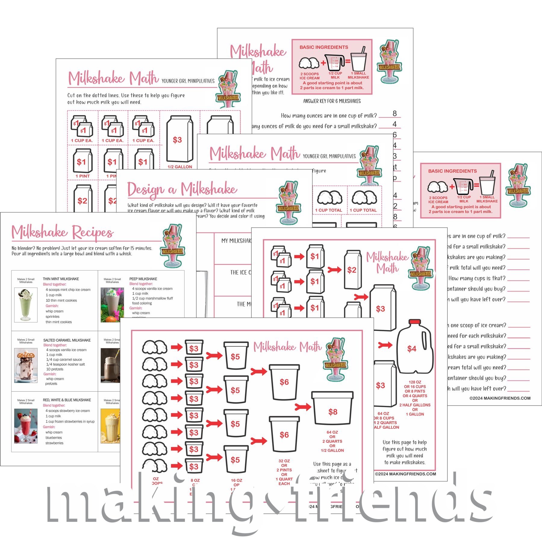 Girl Scout Milkshakes! Fun Patch Program