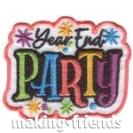 Girl Scout Year End Party Fun Patch
