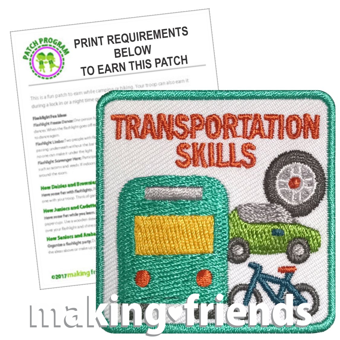 Girl Scout Adulting Patch Program® Transportation Skills
