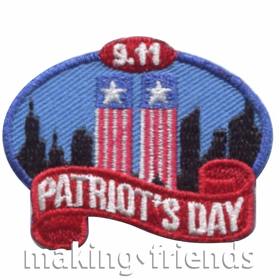 Girl SCout Patriots day 911 Patch