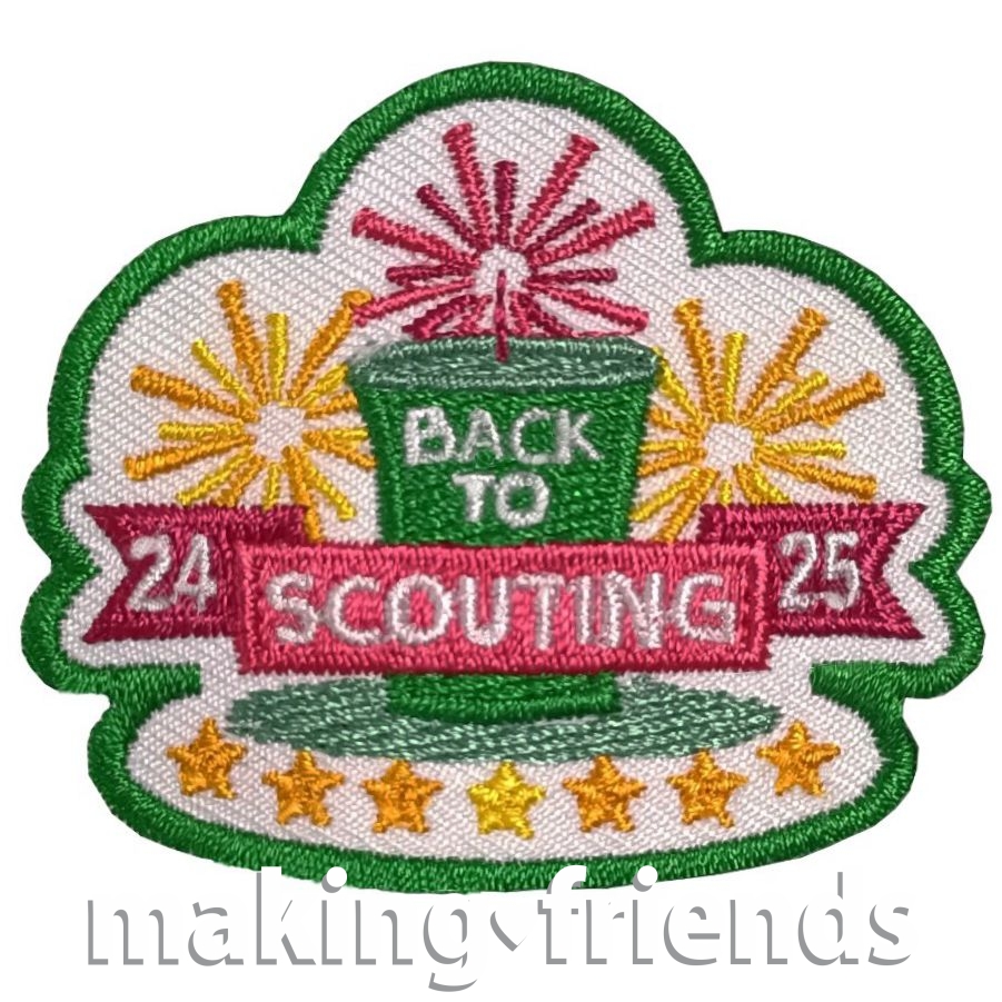 Girl Scout back to scouting 24 patch