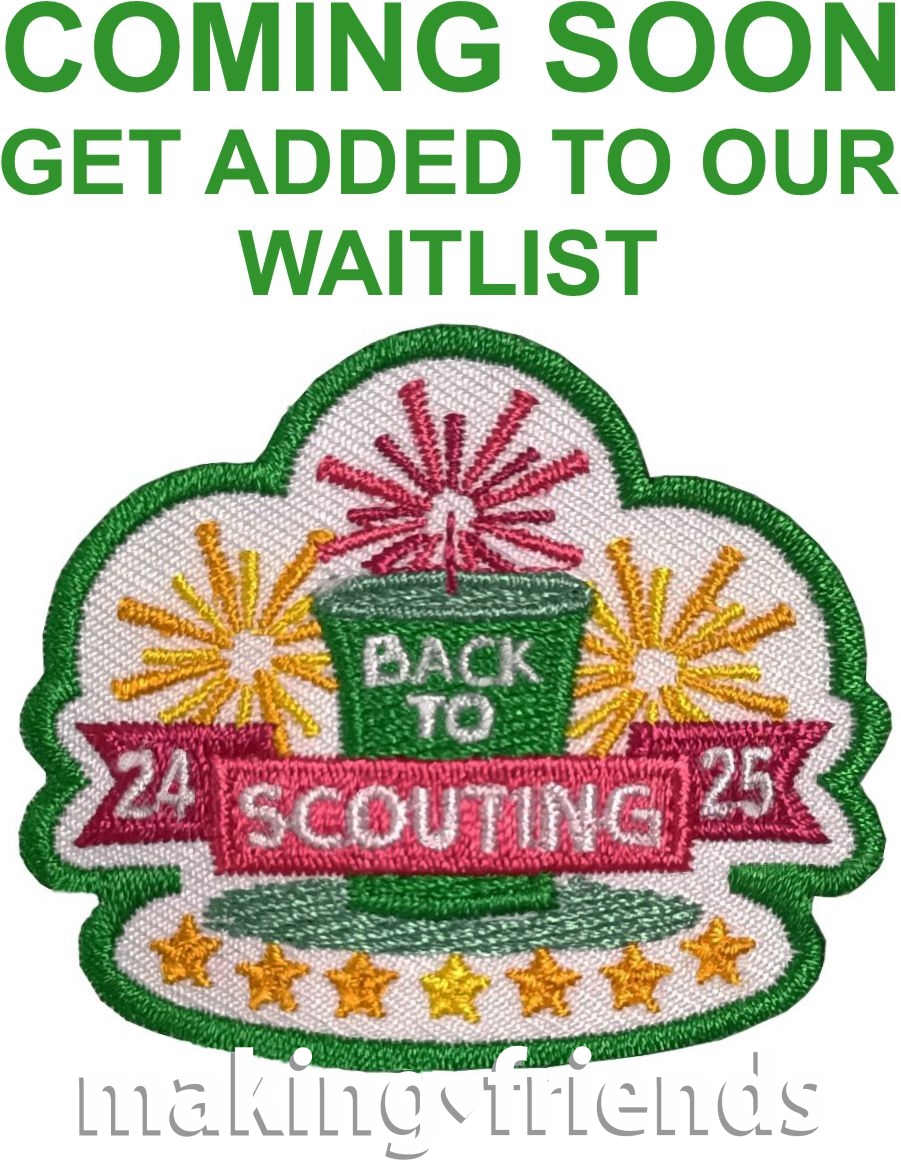 Girl Scout back to scouting 24 patch