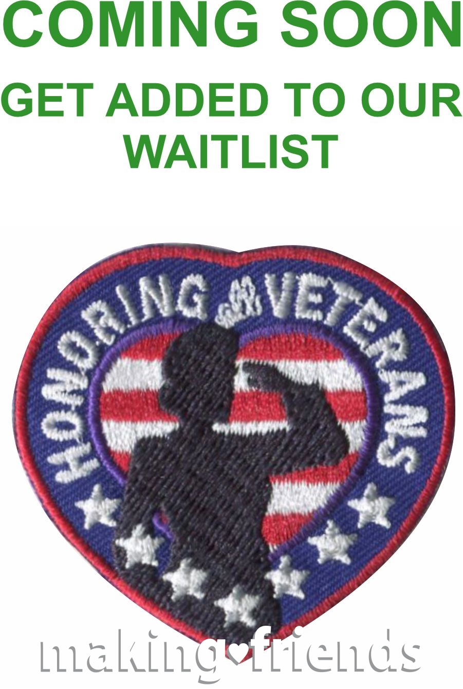 GIrl Scout Honoring All Veterans Patch