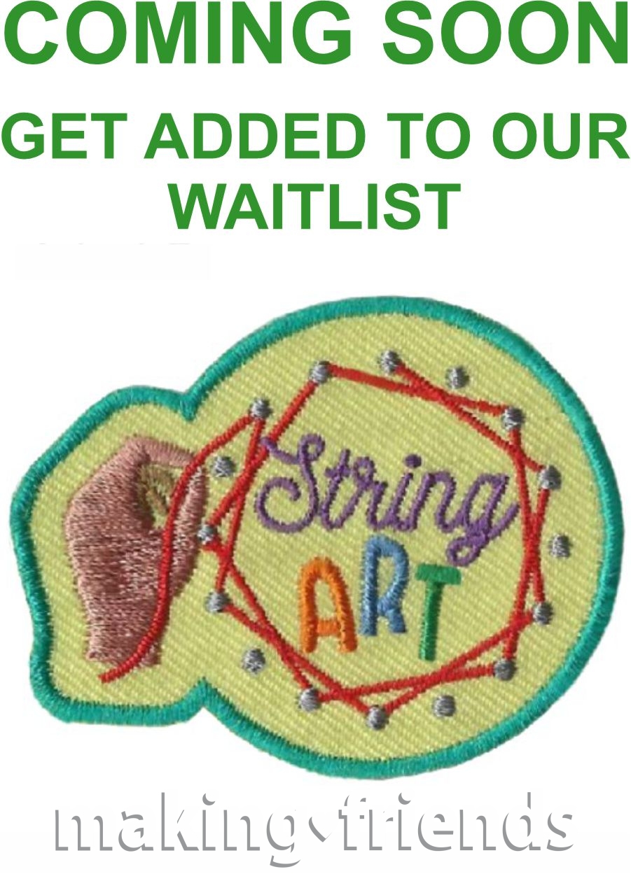 Girl Scout String Art Patch