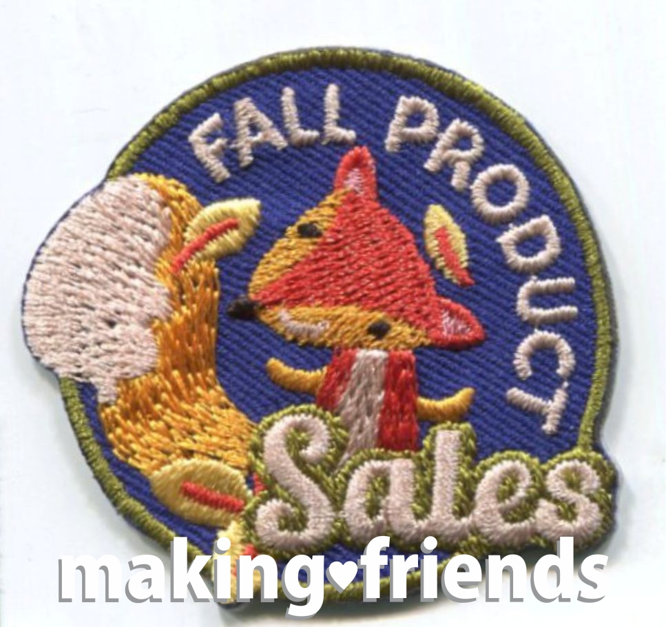 Girl Scout Fall Product Sales Patch