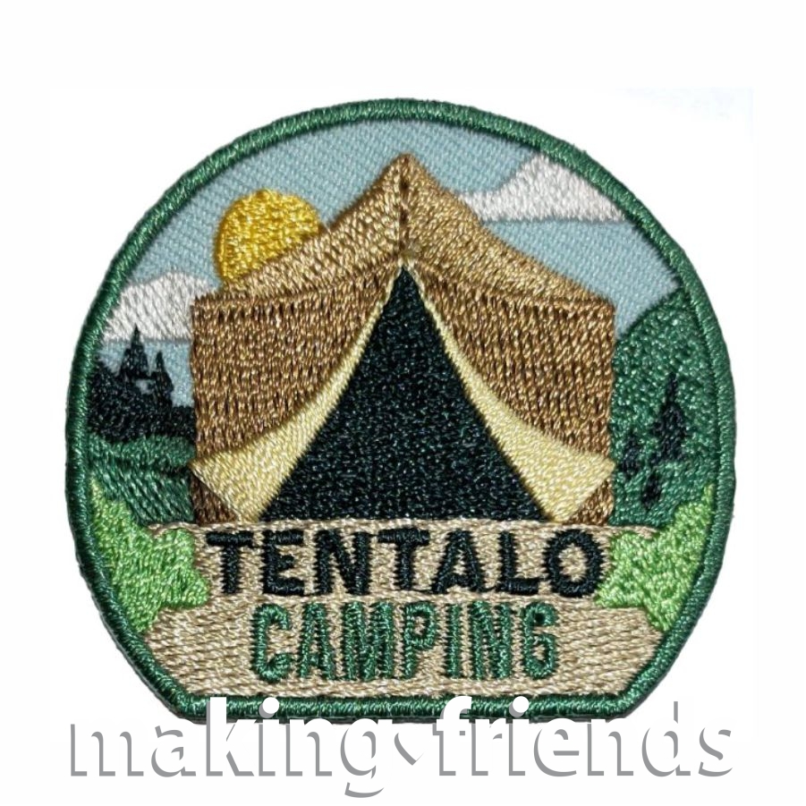 Girl Scout Tentalo Camping Patch