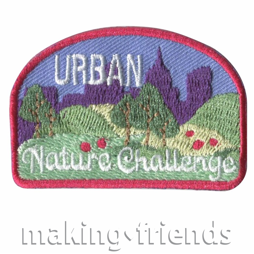 Girl Scout Urban Nature Challenge Patch