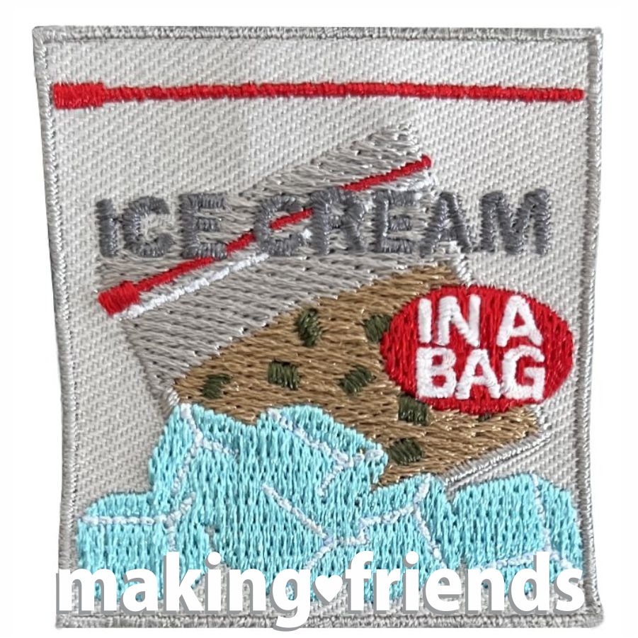 Girl Scout Ice Cream in a Bag Fun Patch